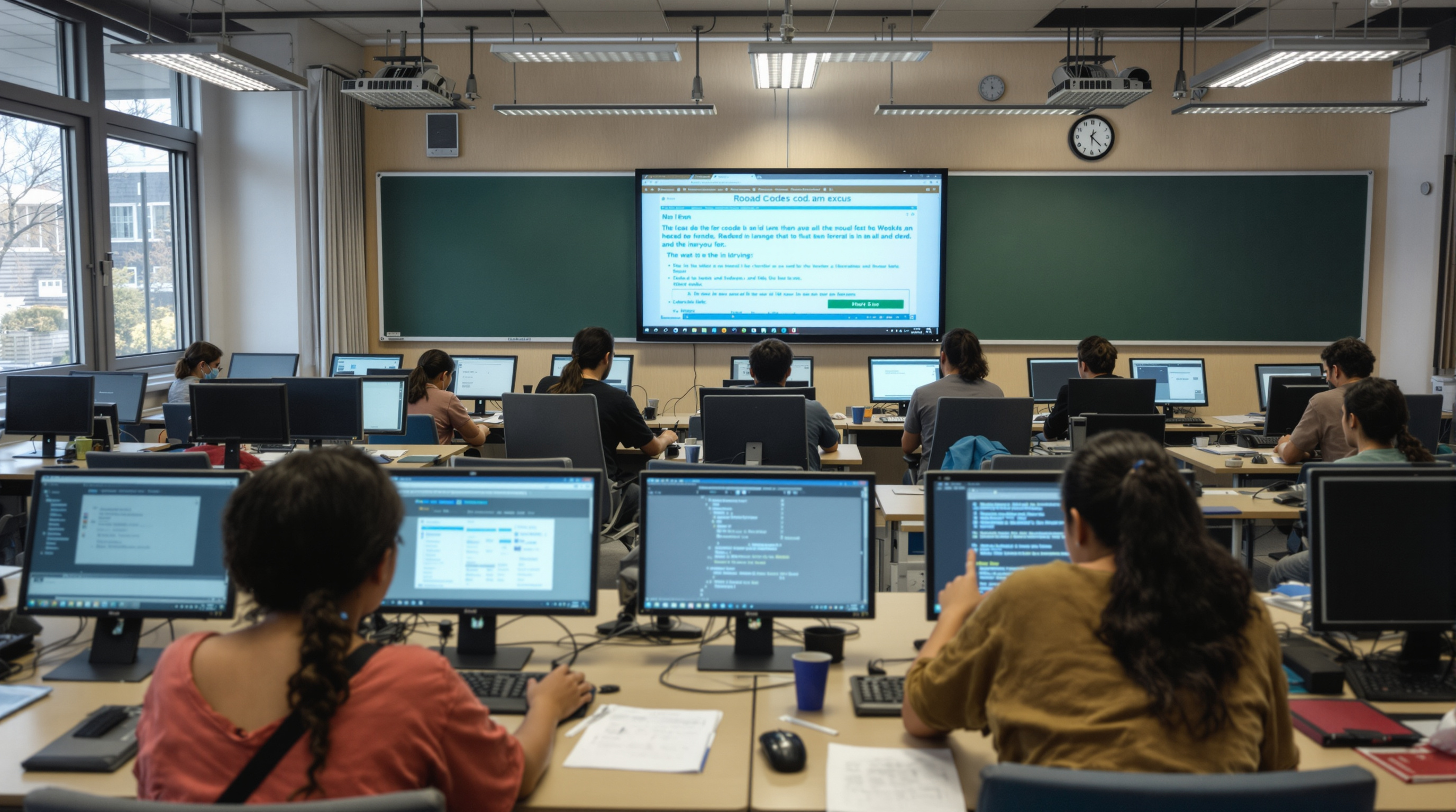 Salle de cours code de la route Auto école Laennec